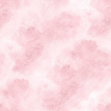 Cloud Cotton Curtain Fabric in Pink, ideal for a cozy, feminine bedroom decor