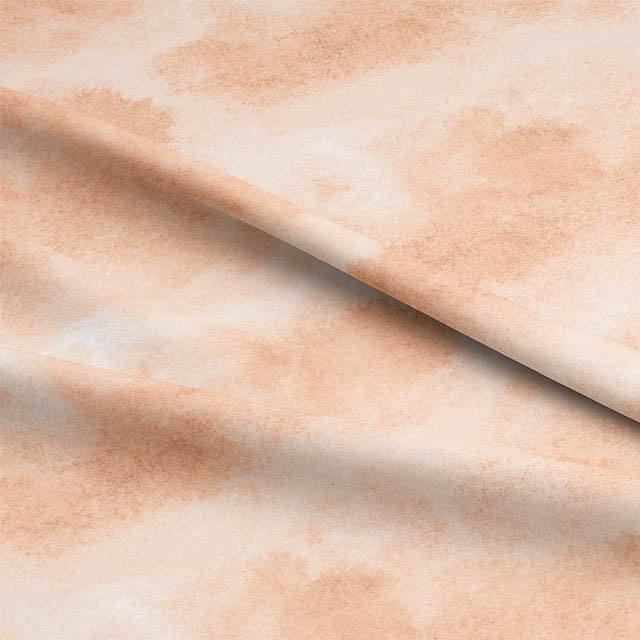 Beautiful drape of Cloud Cotton Curtain Fabric in stunning Rose Gold shade, creating a soft and airy ambiance in any space