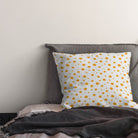 Room setting with Confetti Cotton Curtain Fabric - Satsuma drapery
