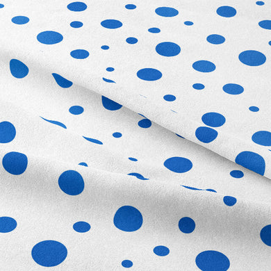 Elegant and Versatile Blue Confetti Cotton Curtain Fabric for Home Decor