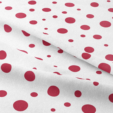 Soft and durable cherry red fabric for making beautiful curtains