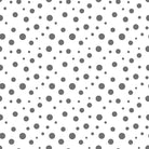 Confetti Cotton Curtain Fabric in Grey, ideal for modern home decor