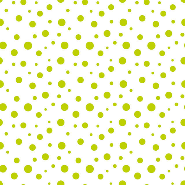 Confetti Cotton Curtain Fabric in Lime Green with Colorful Dots and Stripes