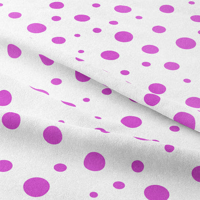 Beautiful lilac curtain fabric with a confetti pattern, ideal for creating a stylish and modern look