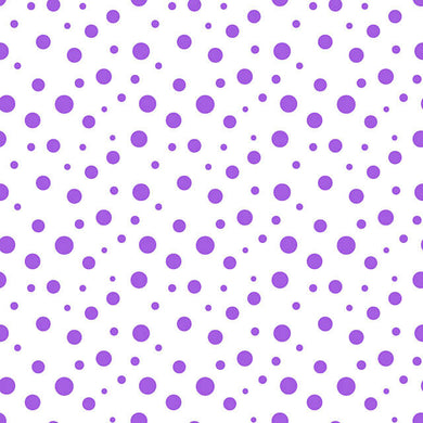 Confetti Cotton Curtain Fabric in Purple, perfect for adding a pop of color to any room decor