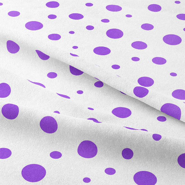 High-quality Purple Confetti Cotton Curtain Fabric, ideal for creating a vibrant and fun atmosphere