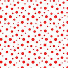 Confetti Cotton Curtain Fabric in vibrant red for elegant home decor