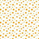 Confetti Cotton Curtain Fabric - Satsuma in vibrant orange and yellow hues