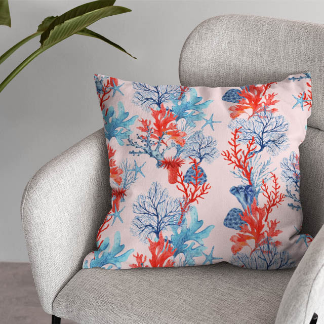High-quality coral pink cotton fabric for elegant window treatments