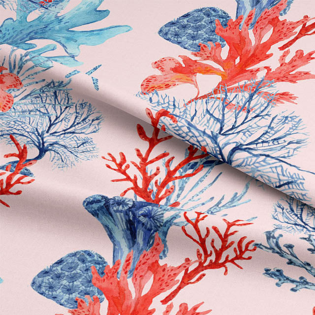 Soft and luxurious 100% cotton fabric for curtains and drapes