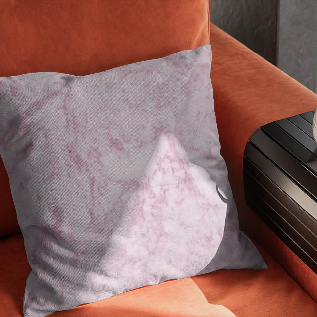 High-Quality Dapple Cotton Curtain Fabric in Pretty Pink Color, Adds a Touch of Femininity to Any Room