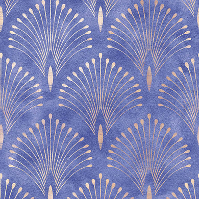 Deco Plume Linen Curtain Fabric in Blue, a beautiful and versatile home decor option