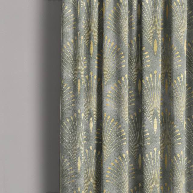 High-quality Deco Plume Linen Curtain Fabric in Fossil, a timeless choice for window treatments