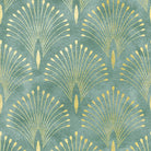 Deco Plume Linen Curtain Fabric in Green adds a touch of elegance to any room