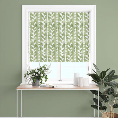Delilah Cotton Curtain Fabric in Pine, a versatile and elegant choice for draperies and upholstery