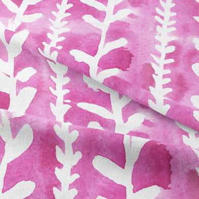 Luxurious Delilah Cotton Curtain Fabric - Pink, featuring a beautiful shade of pink and a high-quality cotton material for a rich and refined look