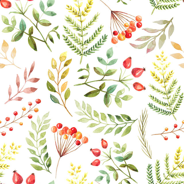 Fern leaf cotton curtain fabric in vibrant green shade, perfect for elegant home decor