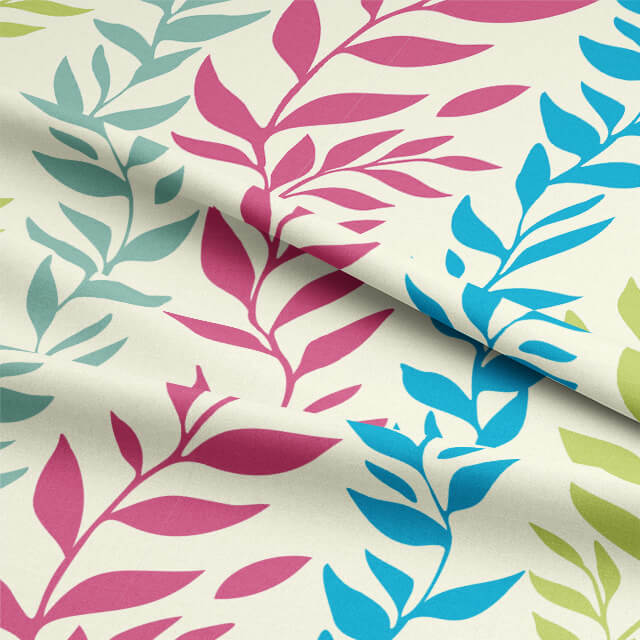 Luxurious and high-quality curtain fabric in vibrant raspberry shade
