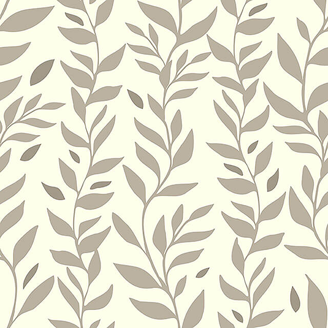 Foliage Cotton Curtain Fabric - Stone, a beautiful natural and earthy fabric for chic home decor