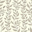 Foliage Cotton Curtain Fabric - Stone, a beautiful natural and earthy fabric for chic home decor