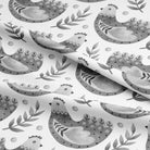High-quality cotton fabric perfect for creating curtains or drapes