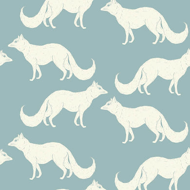 Foxy Linen Curtain Fabric in Wedgewood Blue, perfect for elegant drapery