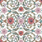 Close-up of Genoa Linen Curtain Fabric in Pink, showing soft texture and beautiful drape