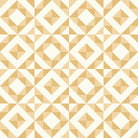 Geometry Cotton Curtain Fabric - Beige with diamond pattern and soft texture