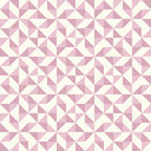 Geometry Cotton Curtain Fabric in Mauve color for stylish home decor