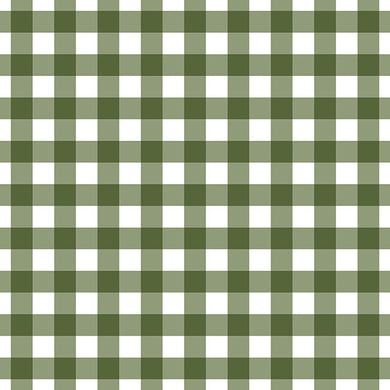 Gingham Check Cotton Curtain Fabric in Green, perfect for adding a pop of color and texture to your windows