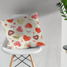 High-quality cotton fabric for making beautiful red curtains