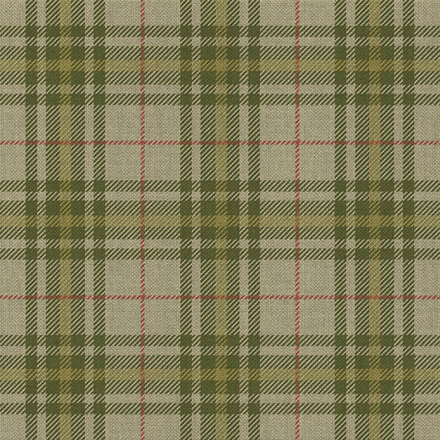 Leve Plaid Linen Curtain Fabric in Juniper color, perfect for modern home decor