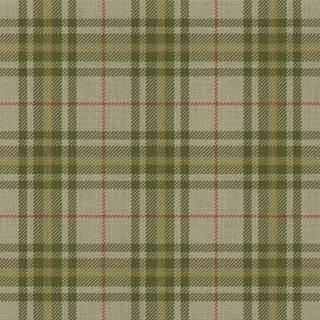 Leve Plaid Linen Curtain Fabric in Juniper color, perfect for modern home decor