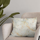 Ivory cotton curtain fabric featuring a subtle marble pattern for a chic look