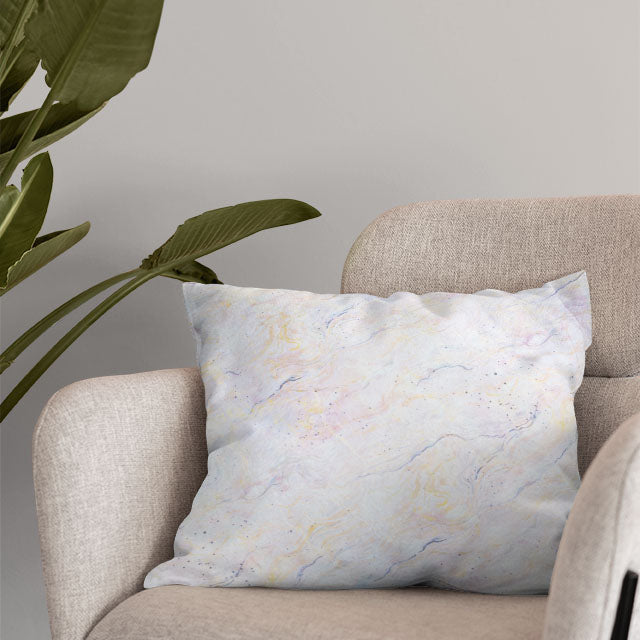 High-quality Marble Cotton Curtain Fabric in Quartz color, perfect for draping windows