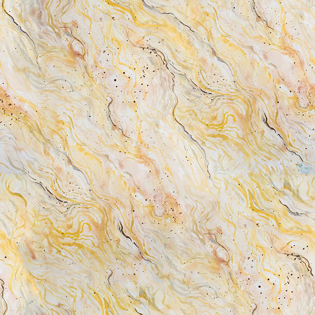 Marble Printed Cotton Curtain Fabric Gold