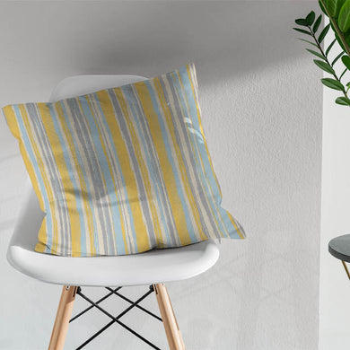 Marcella Stripe Cotton Curtain Fabric - Ochre brings a touch of modern sophistication to your home