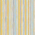 Marcella Stripe Cotton Curtain Fabric - Ochre drapes elegantly in sunlight