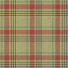 Maree Plaid Linen Curtain Fabric in Moss, a green and beige fabric with a timeless plaid pattern, perfect for adding a touch of nature-inspired charm to your home decor