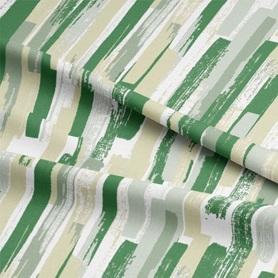 High-quality green Modernism Cotton Curtain Fabric draped over a window