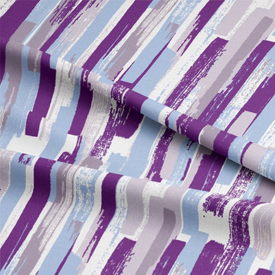 Elegant drapery showcasing the luxurious Modernism Cotton Curtain Fabric in a stunning shade of purple