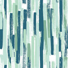 Close-up of modernism cotton curtain fabric in spruce color for home decor
