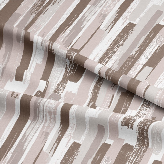 High-quality and durable Modernism Cotton Curtain Fabric in elegant Stone shade