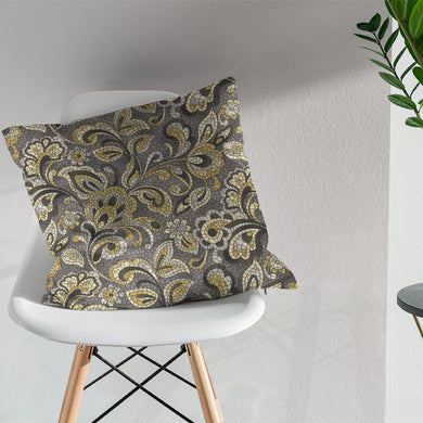 High-quality Mosaic Cotton Curtain Fabric in Grey with Stylish Design