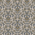 Close-up of luxurious Nouveau Cotton Curtain Fabric in Stone color, perfect for elegant home decor