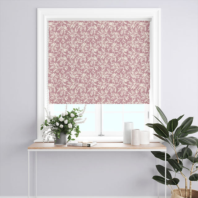 Elegant and versatile pink curtain fabric with a smooth and durable finish