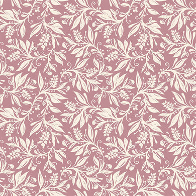 Oxford cotton curtain fabric in pink with woven texture and subtle sheen