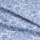 Beautiful floral pattern of Roses Bouquet Cotton Curtain Fabric