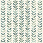 Flat lay of Scandi Stem Duck Egg fabric highlighting pattern and colour balance