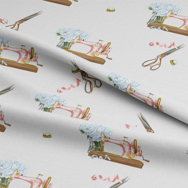 High quality grey cotton fabric for sewing machine curtains and drapes
